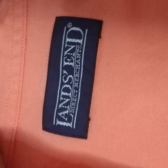 Land's End button up shirt. Size M (15-15.5) - Picture 2 of 8
